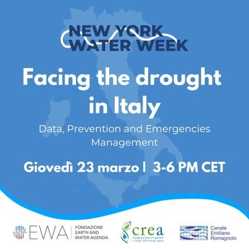 New York Water Week: “Facing the drought in Italy”